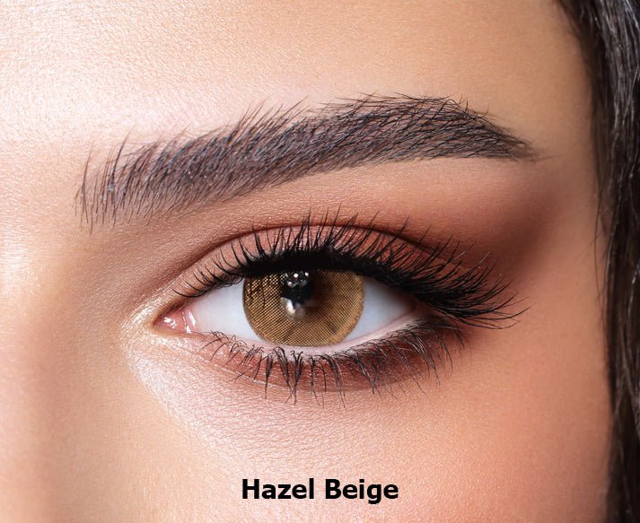Bella Contact Lenses Hazel Beige