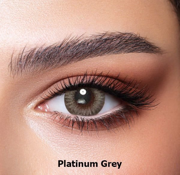 Bella Contact Lenses Platinum Gray