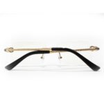 JN Glasses Frameless Transition Brown 5001
