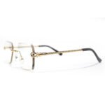 JN Glasses Frameless Transition Brown 5001
