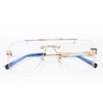 JN Glasses Frameless Transition Brown 5002