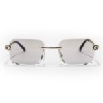 JN Glasses Frameless Transition Gray 5001