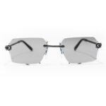 JN Glasses Frameless Transition Gray 5001