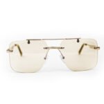 JN Glasses Frameless Transition Brown 5002