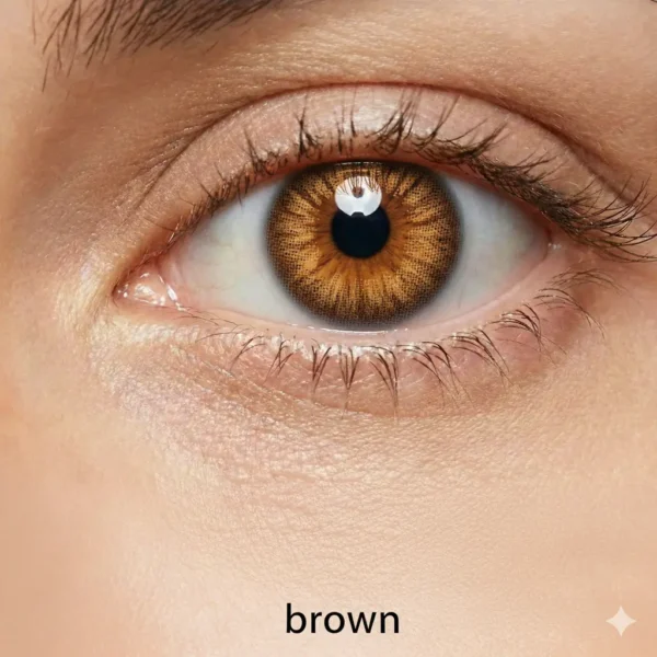JN Glasses Contact Lenses Ina Brown