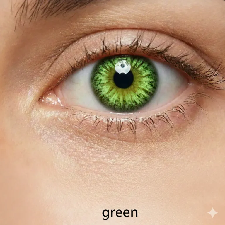 JN Glasses Contact Lenses Ina Green