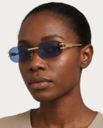 JN Glasses Frameless Transition Gray 5202