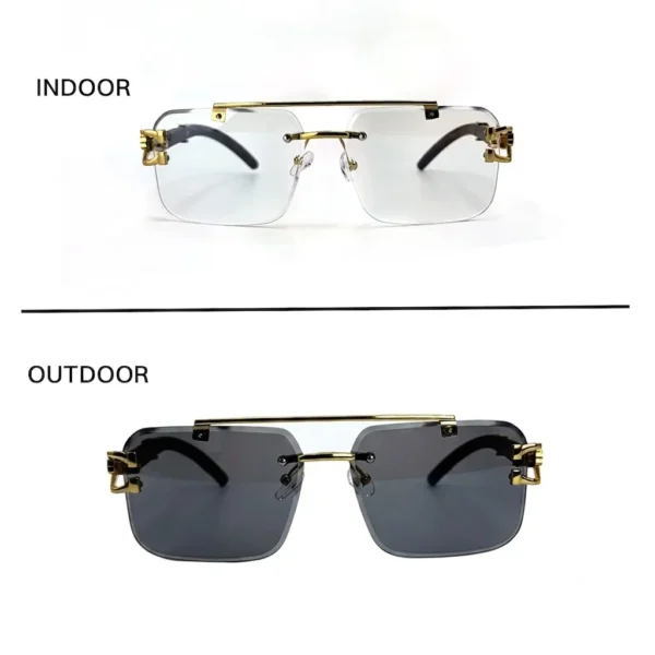 JN Glasses – Frameless Transition Grey – 1545