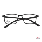 9804 glasses in shine black — back view