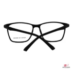9810 glasses in shine black — back view