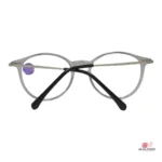 slim-428 glasses in trans grey — back view
