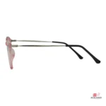 slim-428 glasses in trans pink — side view
