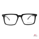 tr202302 glasses in shine black — front view